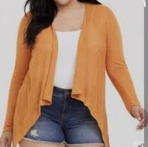 Torrid Vibrant Orange Women's Cardigan